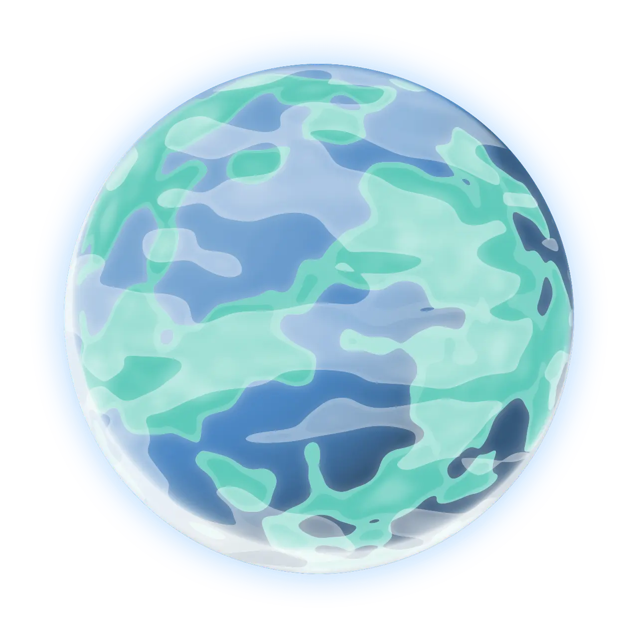 Planet representing a custom-built franchise website breaking free from agency gravity